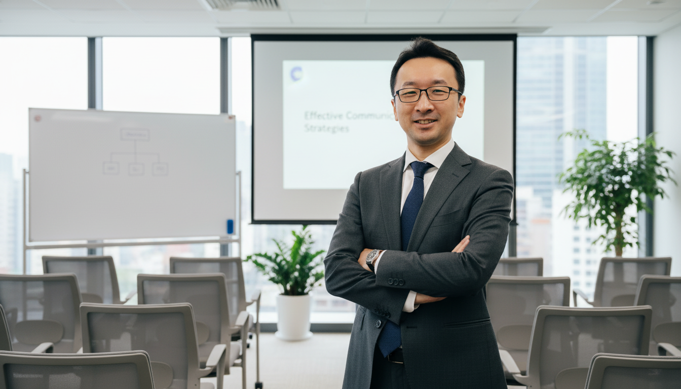 会議室で笑顔を見せるWeb戦略パートナー